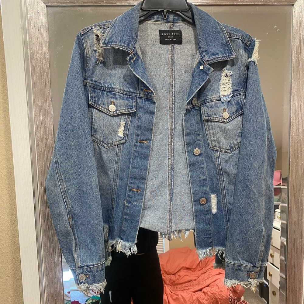 Frayed Jean Jacket